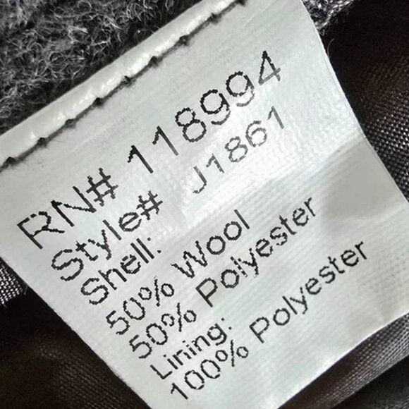 Piko 1988 Charcoal Gray Wool Lined Waterfall Duster Cardigan Jacket Size Large - Picture 3 of 7